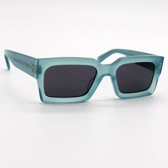 NEW CELINE CL40280U 93A WOMEN SHINY LIME TRANSPARENT SUNGLASSES CELINE